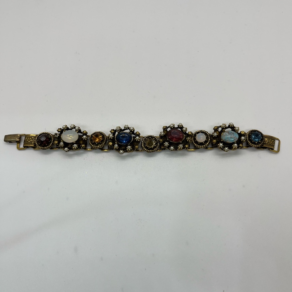Vintage Multi-Stone Bracelet